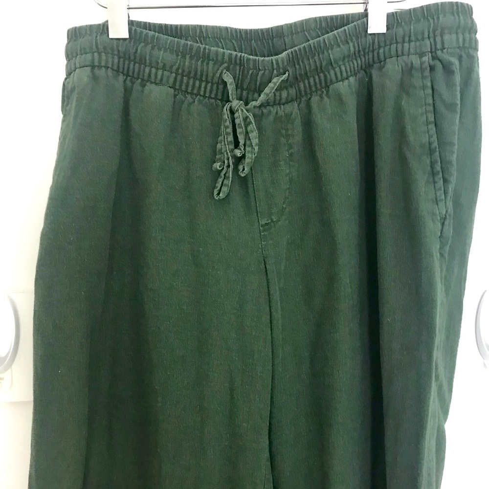 Old Navy linen blend wide leg pants